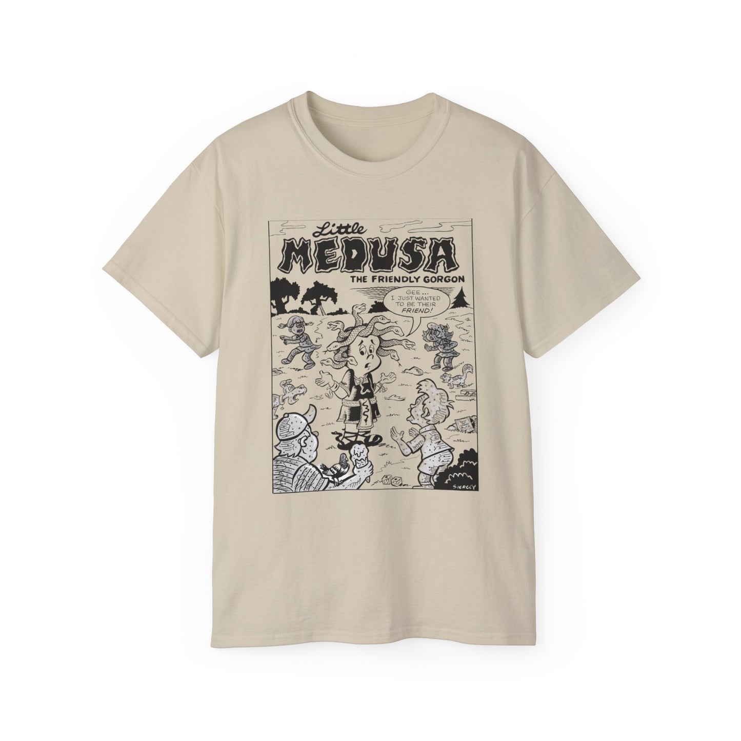 Little Medusa Graphic Tee by Jim Siergey for The American Bystander