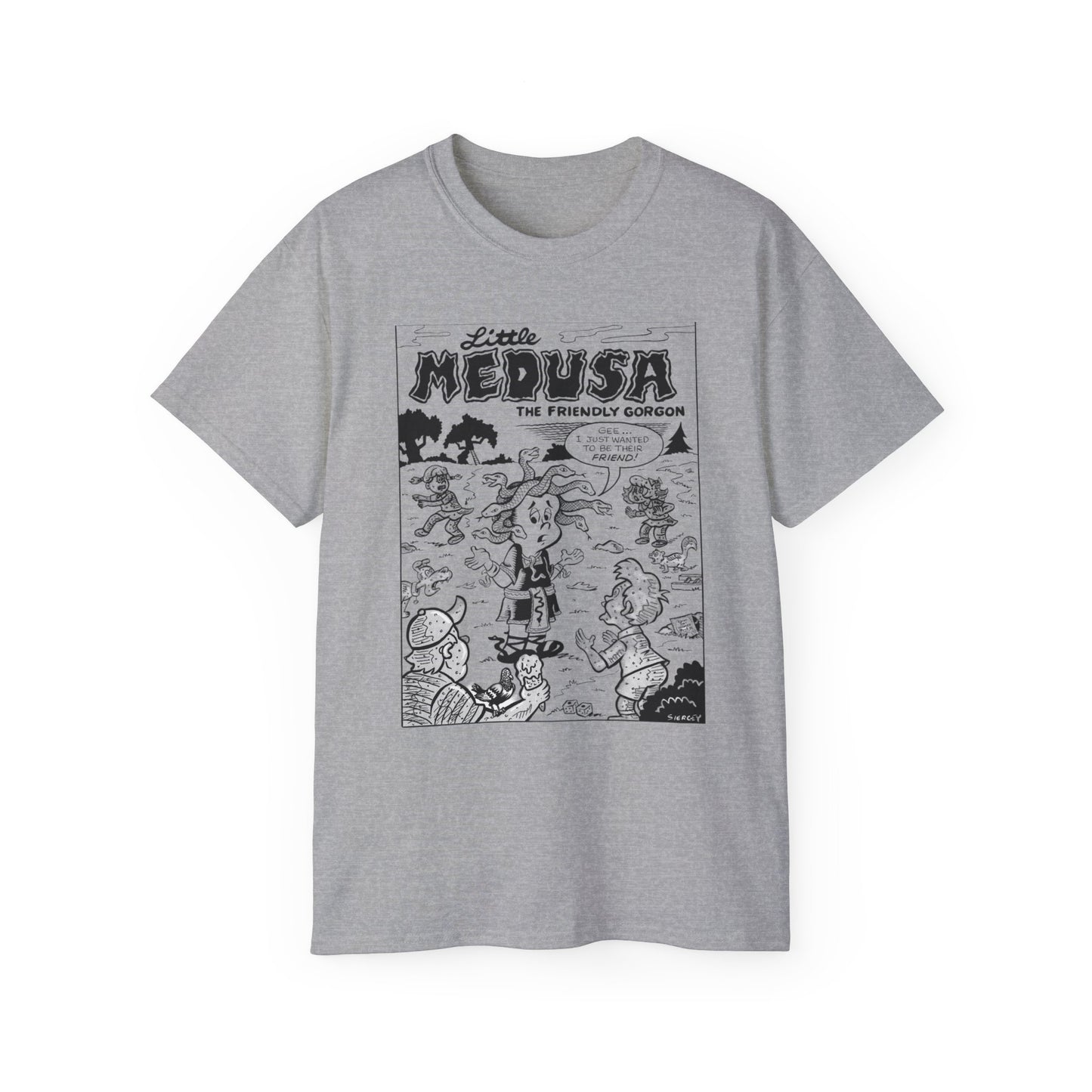Little Medusa Graphic Tee by Jim Siergey for The American Bystander