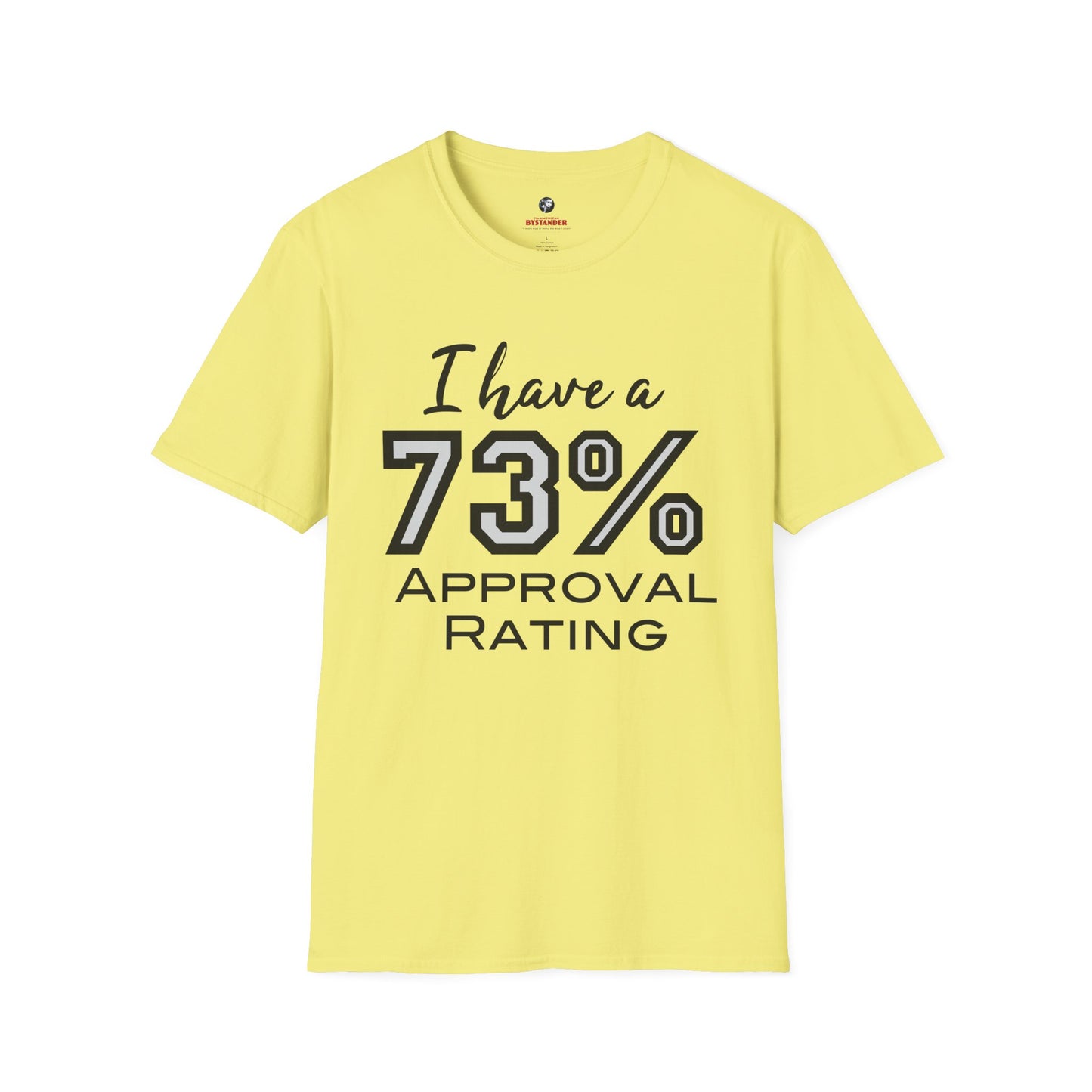 73% Approval Rating T-Shirt – Art by Bob Eckstein