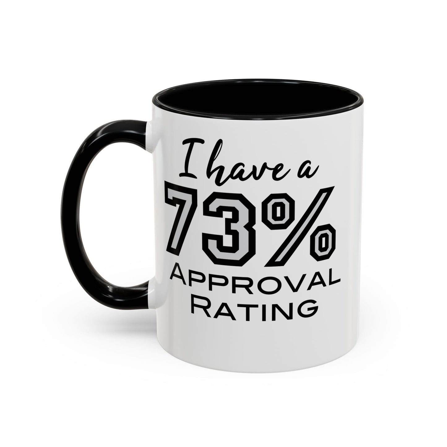 73% Approval Rating Mug – Designed by Bob Eckstein