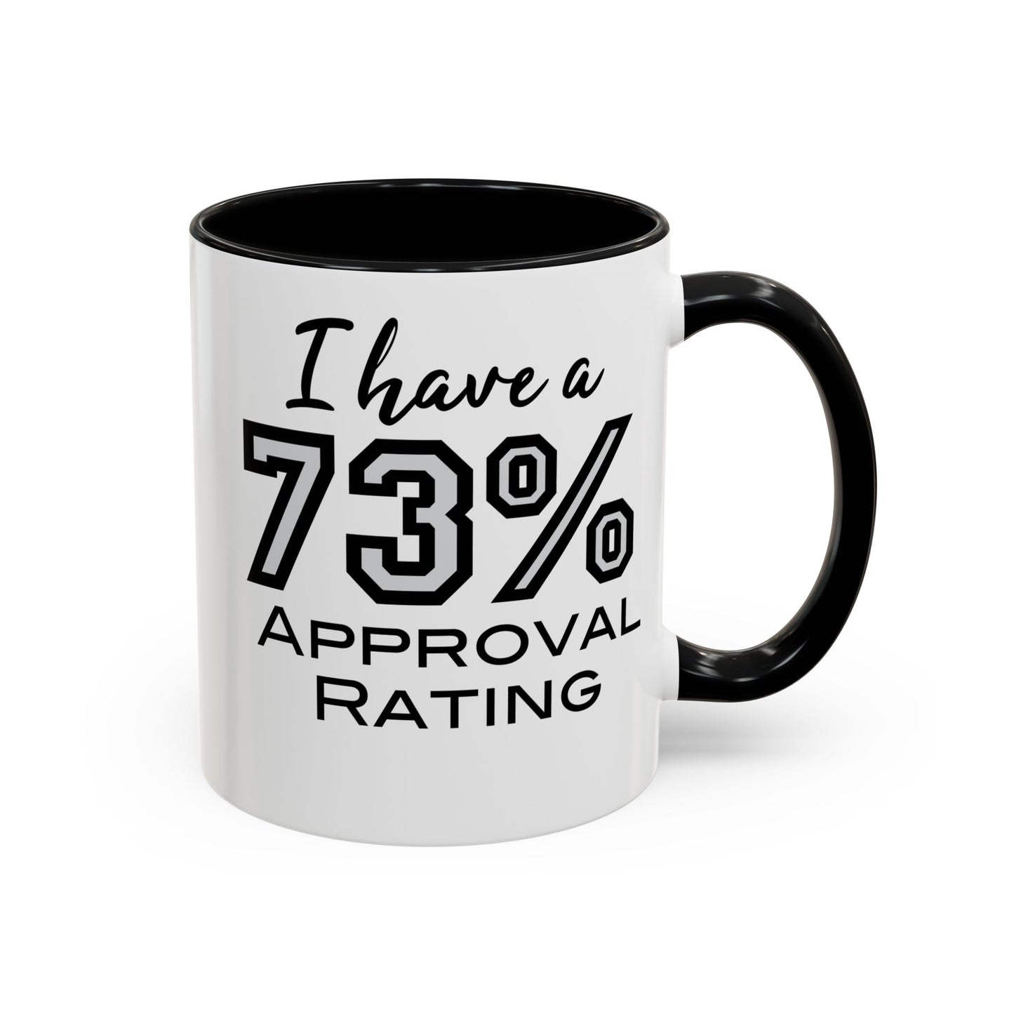 73% Approval Rating Mug – Designed by Bob Eckstein
