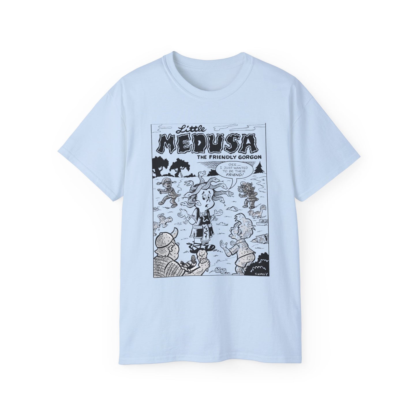 Little Medusa Graphic Tee by Jim Siergey for The American Bystander