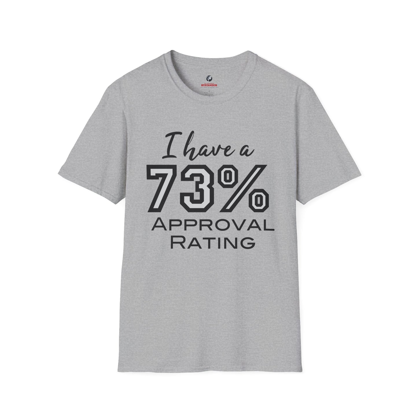 73% Approval Rating T-Shirt – Art by Bob Eckstein