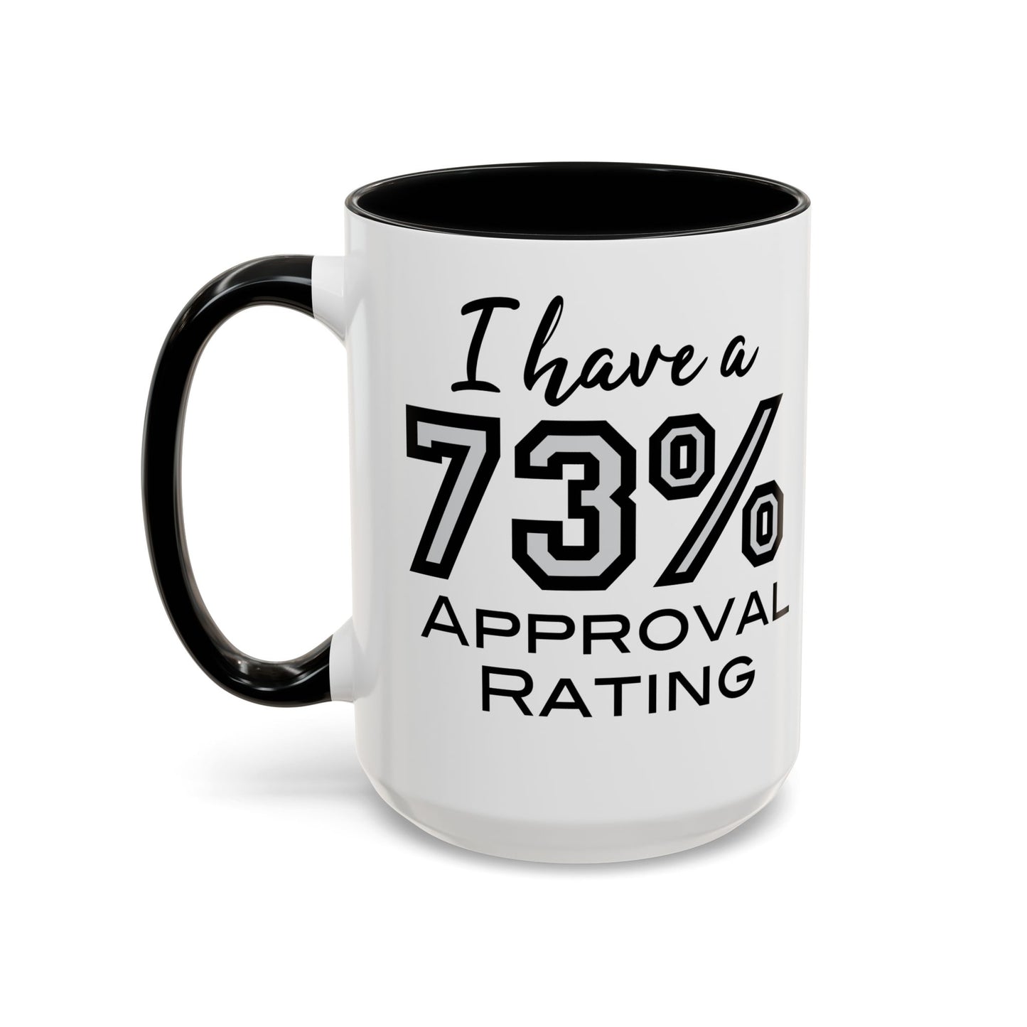 73% Approval Rating Mug – Designed by Bob Eckstein
