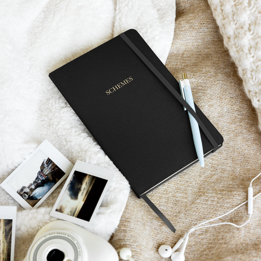 "Schemes" Hardcover bound journal