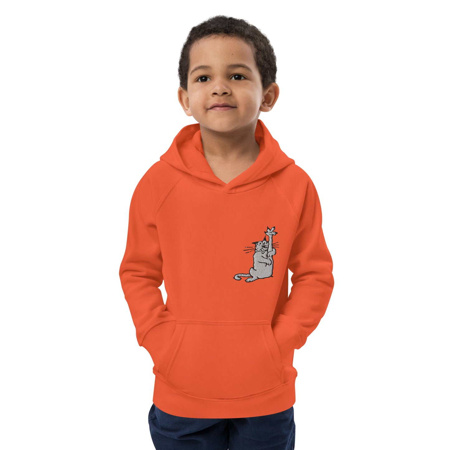 The American Bystander | Crazy Cat Kid's Hoodie by George Booth