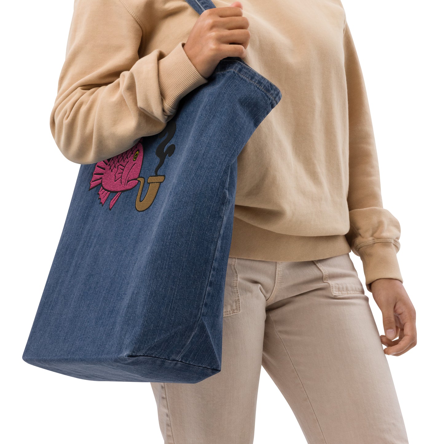 The American Bystander | Smoking Fish Weekend Tote by Ron Barrett