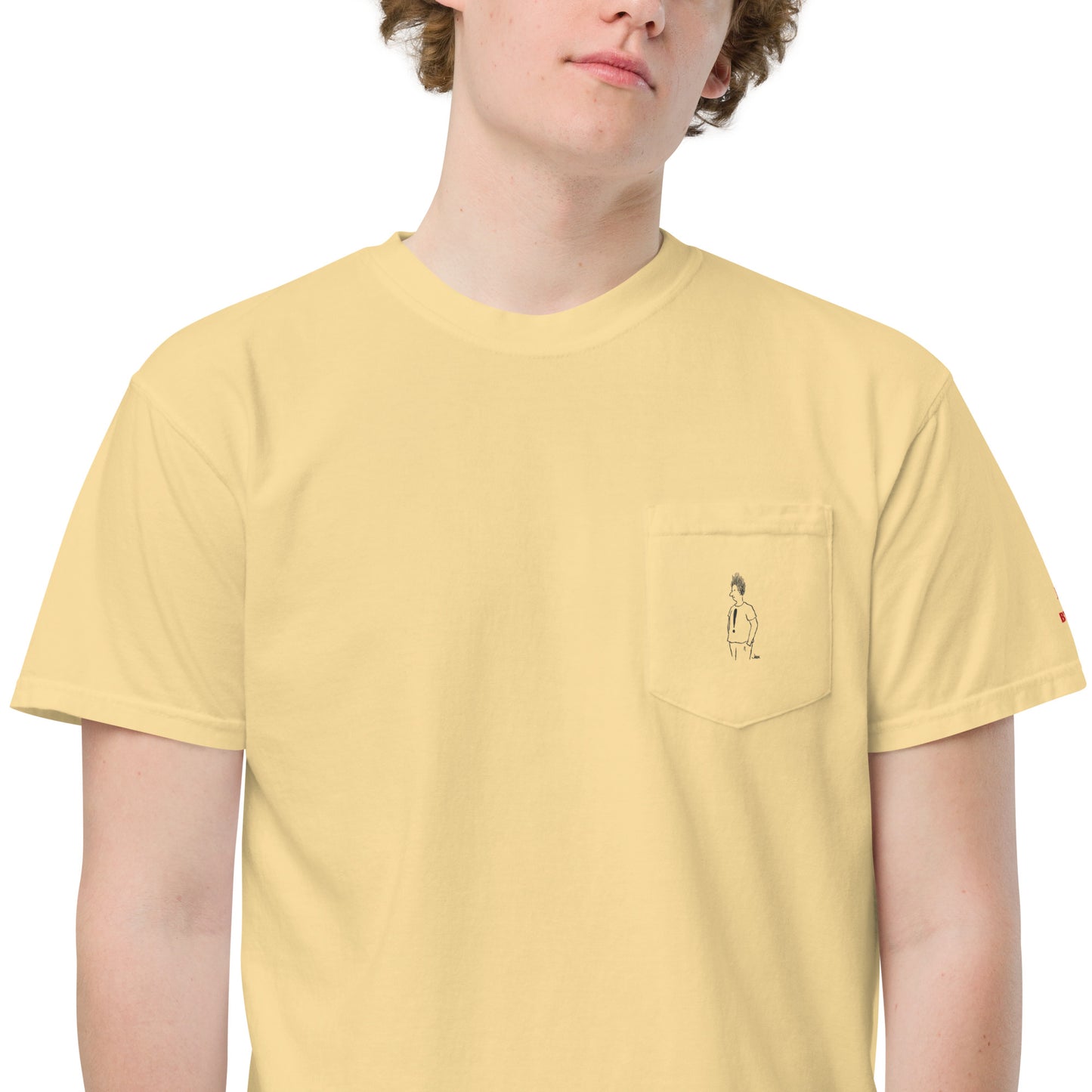 The American Bystander | Exclamation Pocket T-shirt by John Jonik