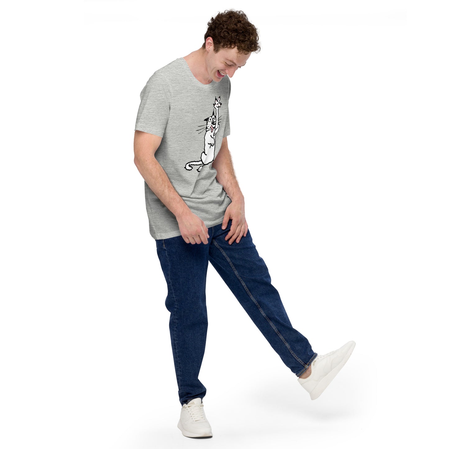 The American Bystander | The Original Crazy Cat T-shirt by George Booth