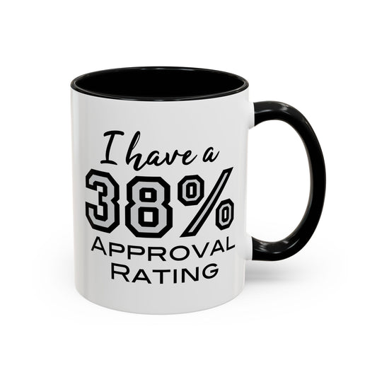 38% Approval Rating Mug – Designed by Bob Eckstein