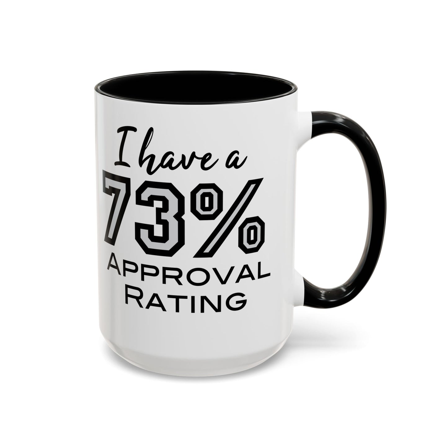 73% Approval Rating Mug – Designed by Bob Eckstein