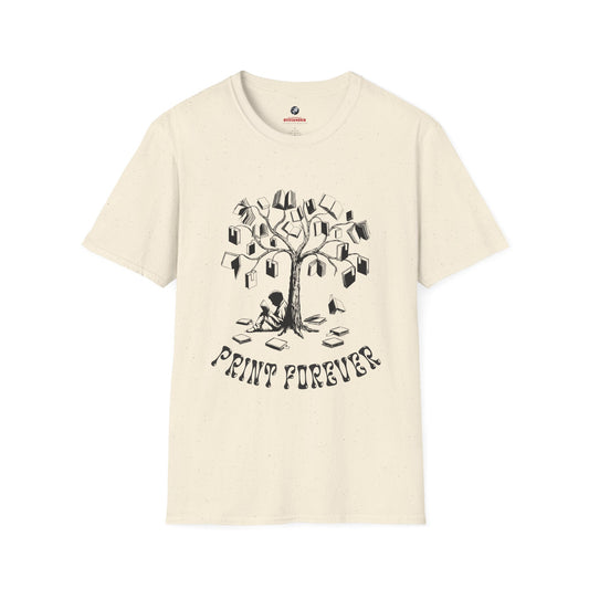 Tree of Books Tee – Print Forever Edition