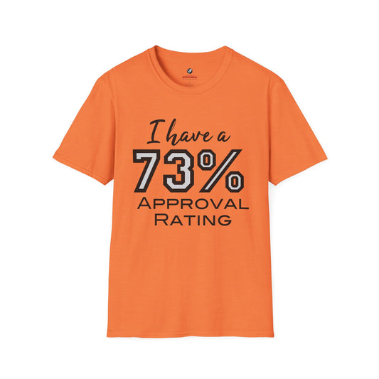 73% Approval Rating T-Shirt – Art by Bob Eckstein