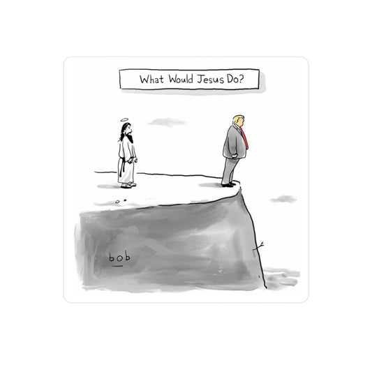 What Would Jesus Do? Sticker