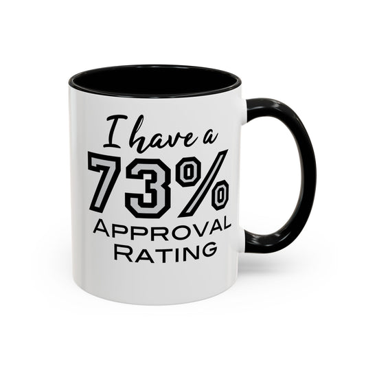 73% Approval Rating Mug – Designed by Bob Eckstein