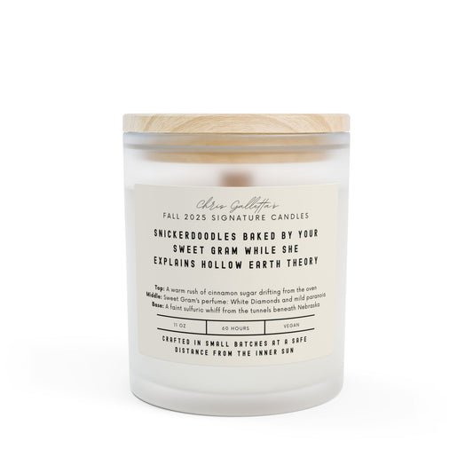 Snickerdoodles Baked by Your Sweet Gram While She Explains Hollow Earth Theory Candle