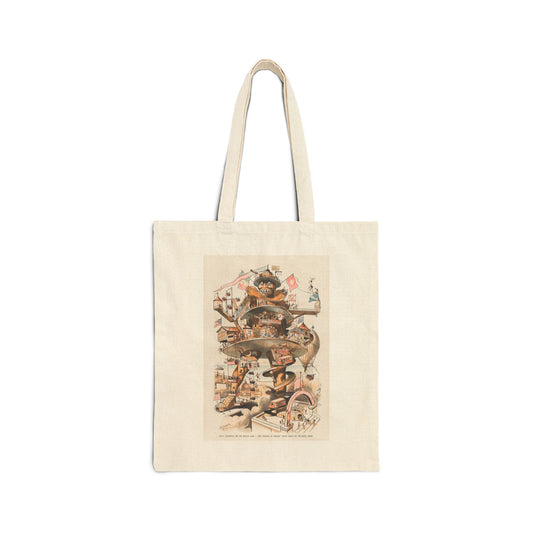 Puck Magazine Illustration Tote – World’s Fair Satirical Art