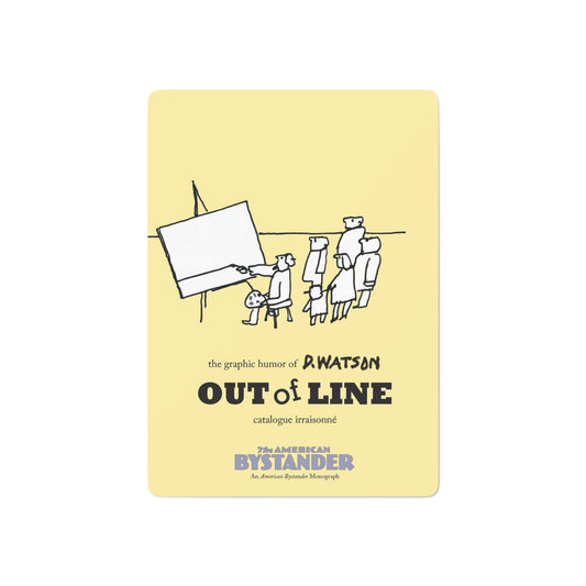 The American Bystander | D. Watson "Out Of Line" Playing Cards