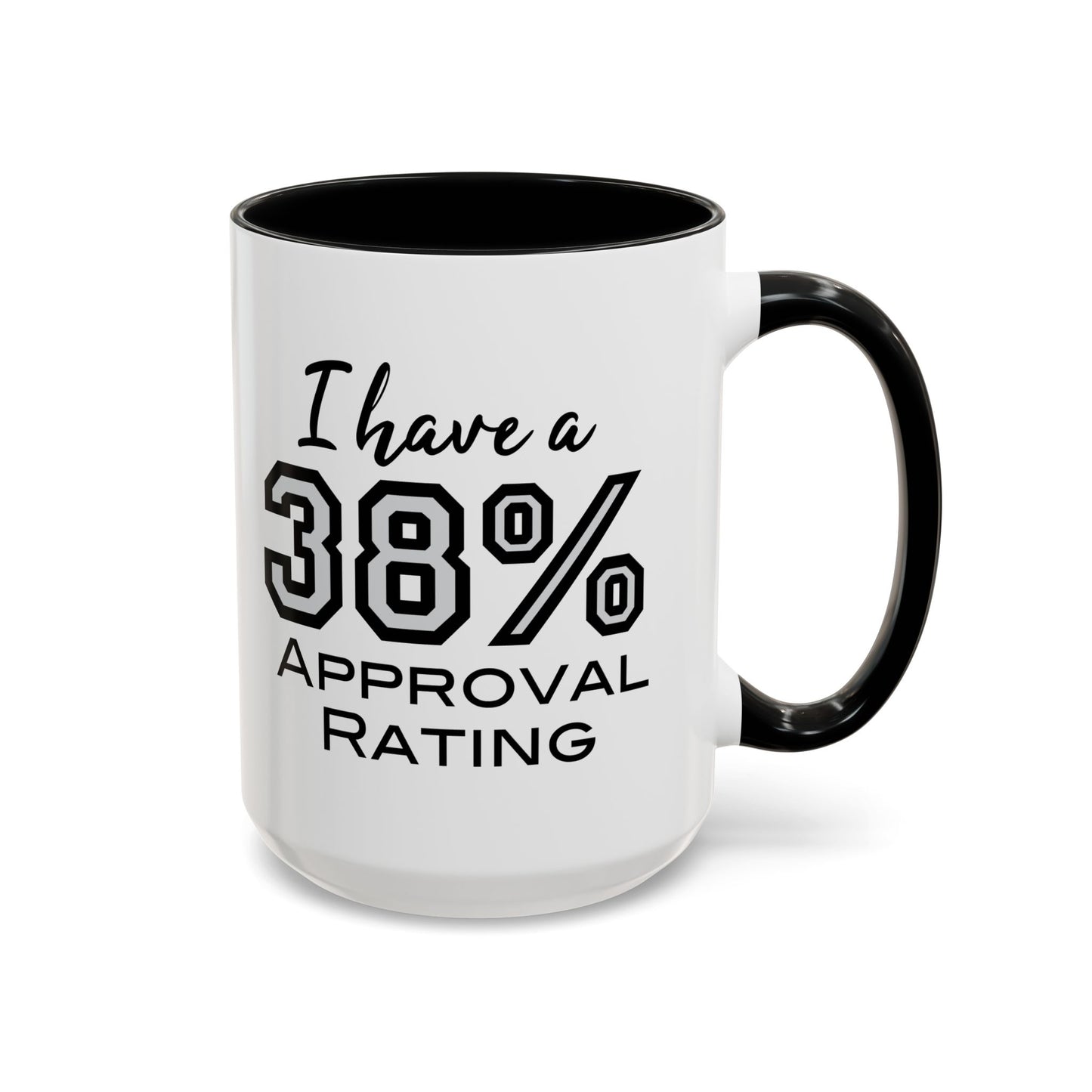 38% Approval Rating Mug – Designed by Bob Eckstein