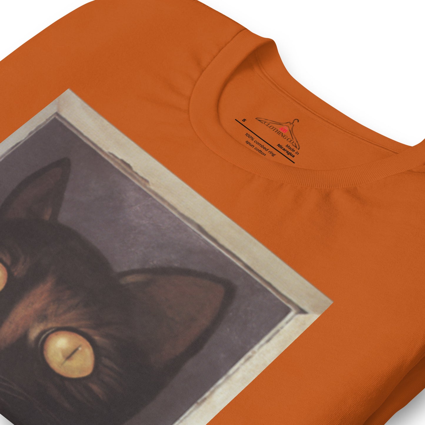 The American Bystander | Black Cat T-Shirt by Étienne Delessert