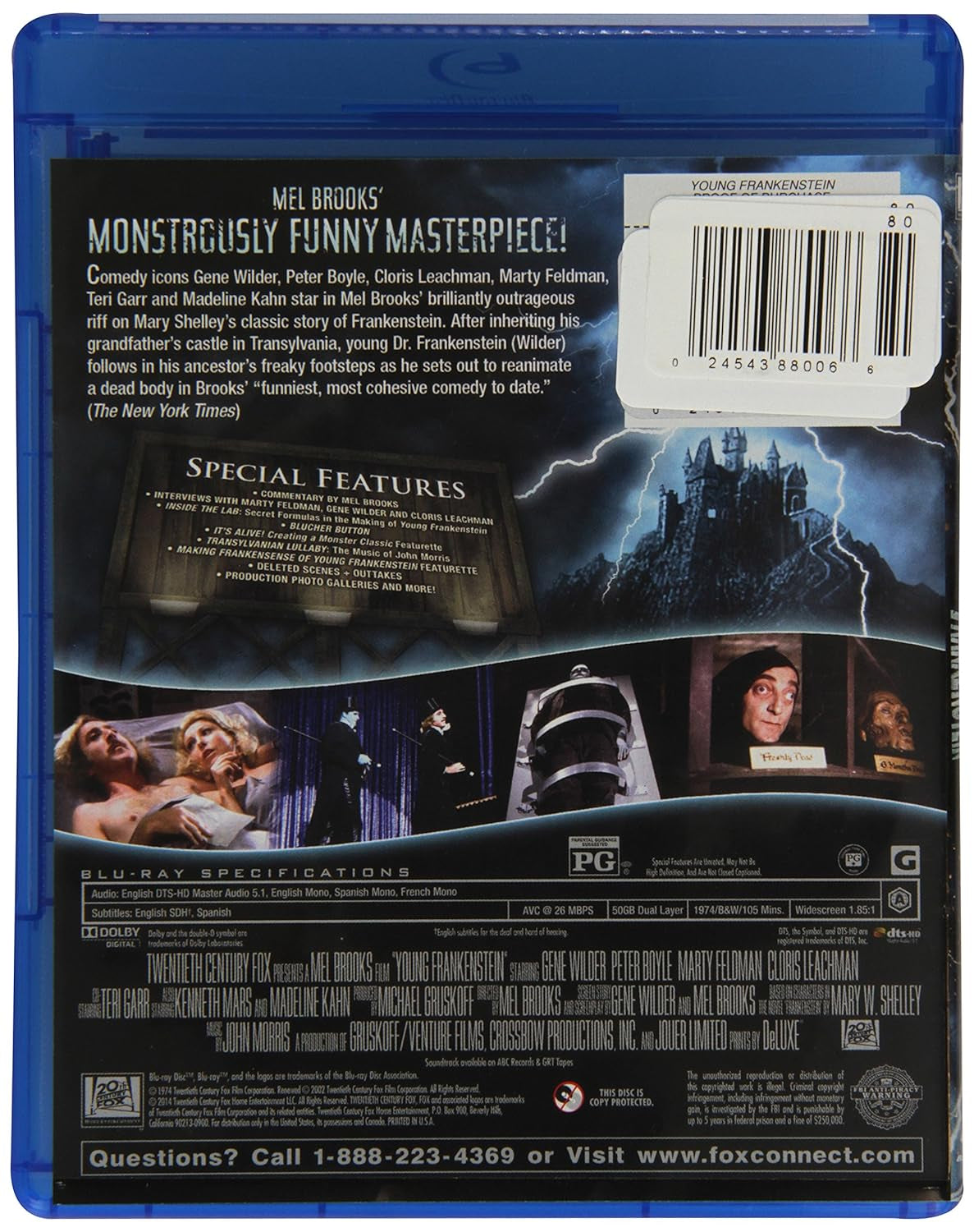 YOUNG FRANKENSTEIN [Blu-Ray]